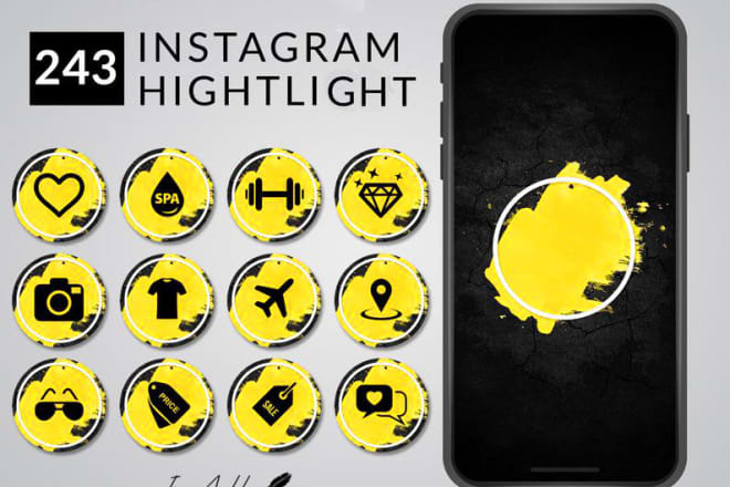 I will design unique instagram highlight icons