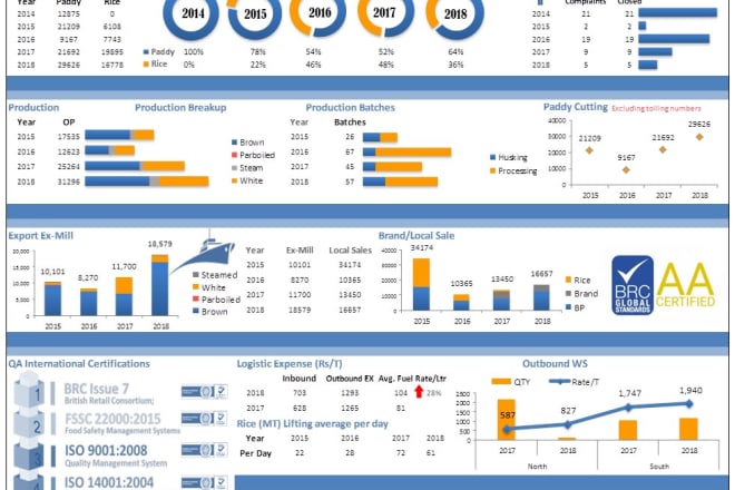 I will do advanced ms excel dashboard reports