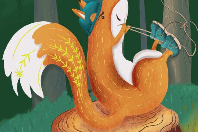 I will do amazing illustration, children book, etc