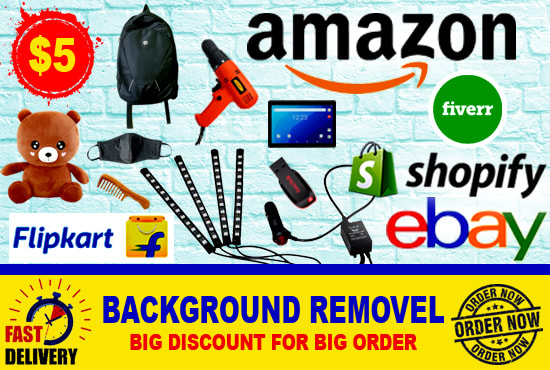 I will do amazon product photography editing and background remove