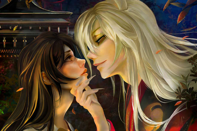 I will do anime style fan art