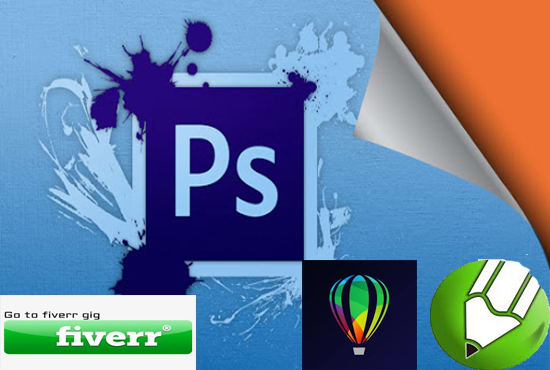 I will do any photoshop, illustrator, indesign and coreldraw job