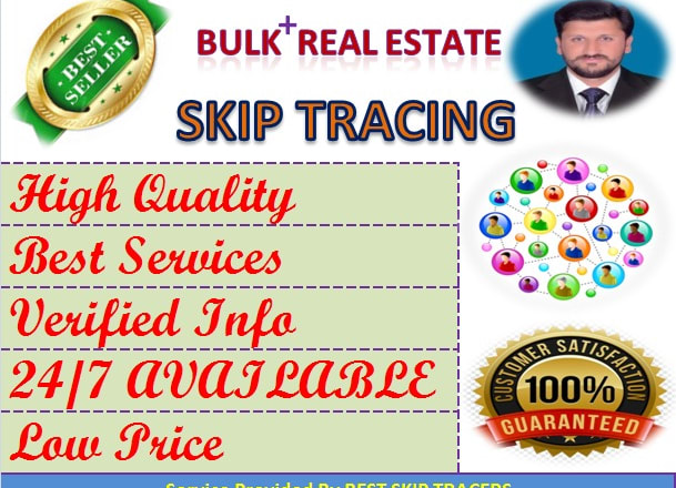 I will do bulk skip tracing