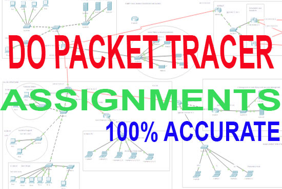 I will do cisco packet tracer labs and assist