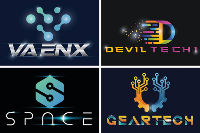 I will do creative modern, software, technology logo