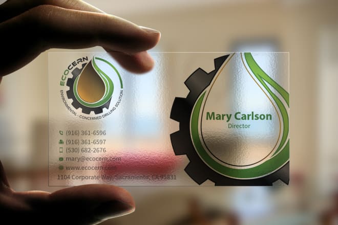 I will do creative plastic business card