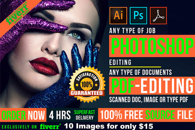 I will do custom photoshop editing and illustration job