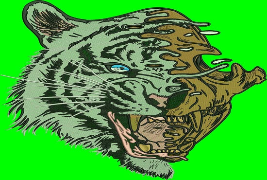 I will do embroidery digitizing logo into dst,pes,vp3,exp in 1 hour