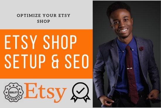I will do etsy shop setup, etsy shop, etsy listing, etsy SEO