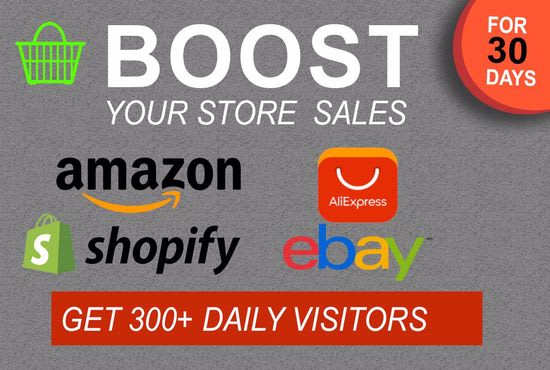 I will do etsy store promotion etsy marketing ebay shopify amazon and leads to sales