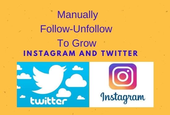 I will do follow and unfollow to your instagram and twitter account