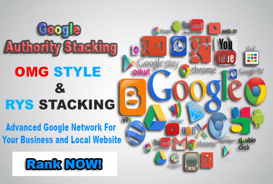 I will do google authority stacking link with omg and rys stack