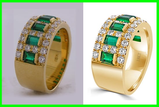 I will do jewelry retouch jewelry photo editing