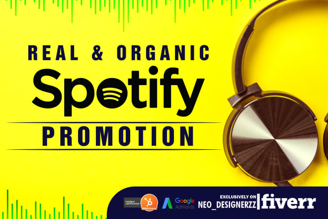I will do mass organic spotify music promotion