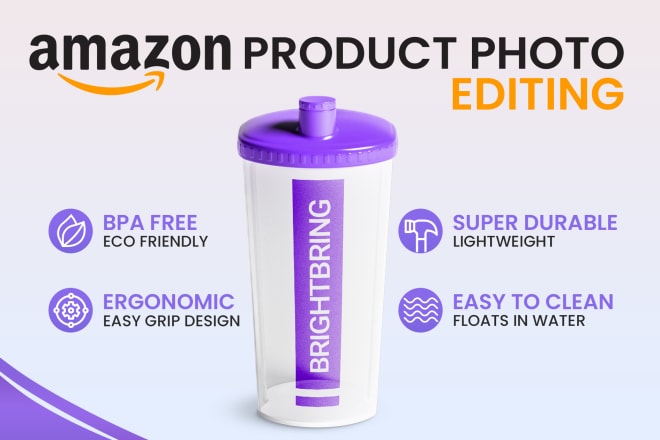 I will do photoshop editing for amazon product image listing