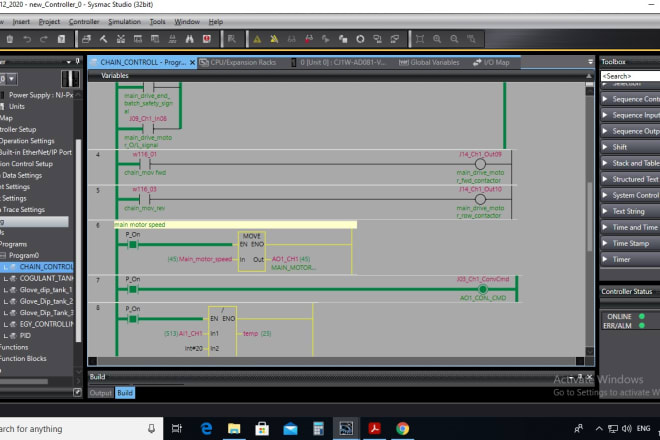 I will do plc programming for automation system