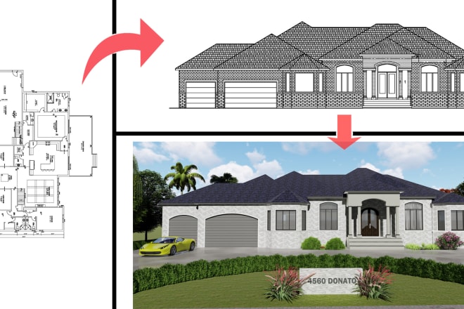 I will do sketchup 3d modeling and lumion rendering