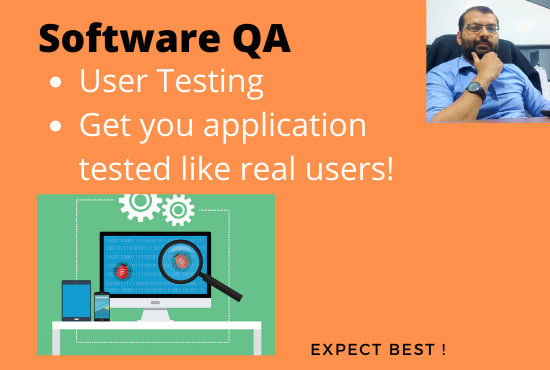 I will do user testing for your web and mobile app with report