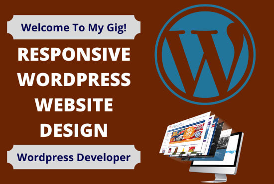 I will do wordpress website development or wordpress website design
