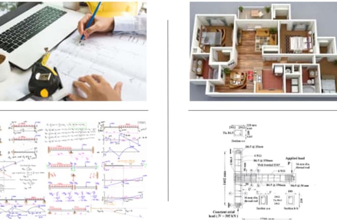 I will do your civil and structural analysis work