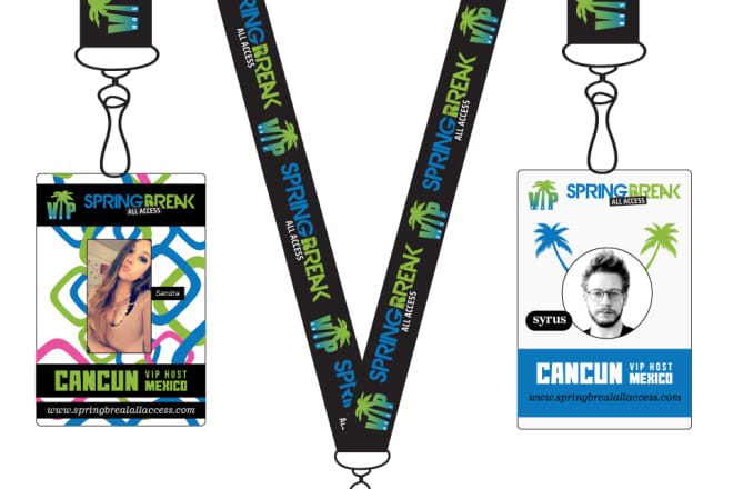 I will do your custom lanyard or identity design