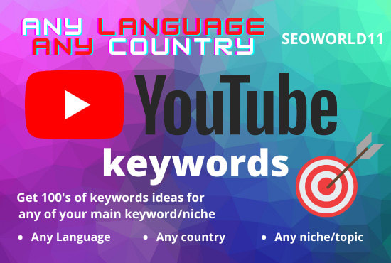 I will do youtube keyword research in any language