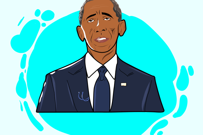 I will draw amazing cartoon caricature of your choice and gift step by step