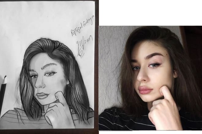 I will draw any sketch of you or a comic art