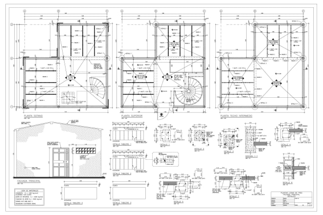 I will draw plans in all specialties