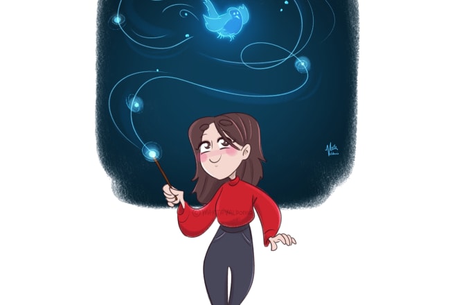 I will draw you with your patronus