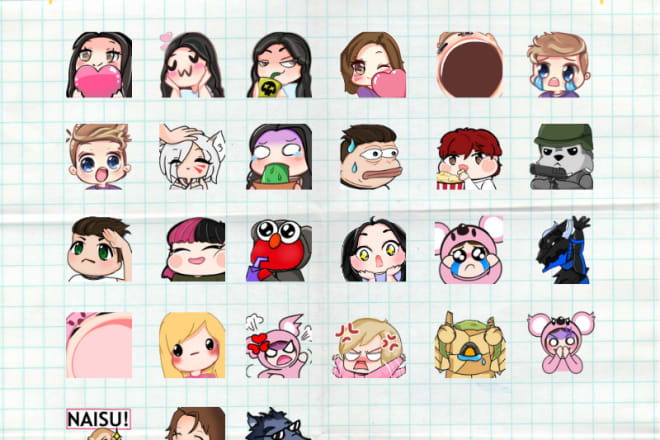 I will draw your emotes for cheap