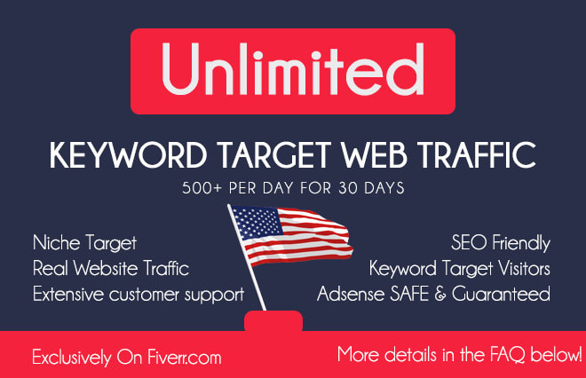 I will drive real keyword targeted traffic, quality visitors