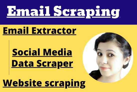 I will email extractor,lead generation,website scraping,social media,data scraper