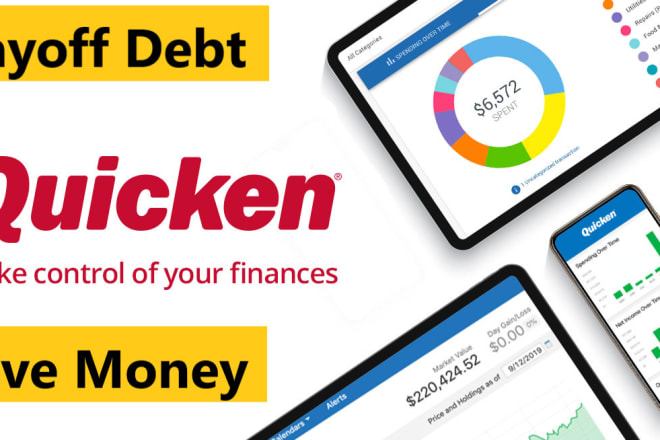 I will enter data and setup personal finances in quicken
