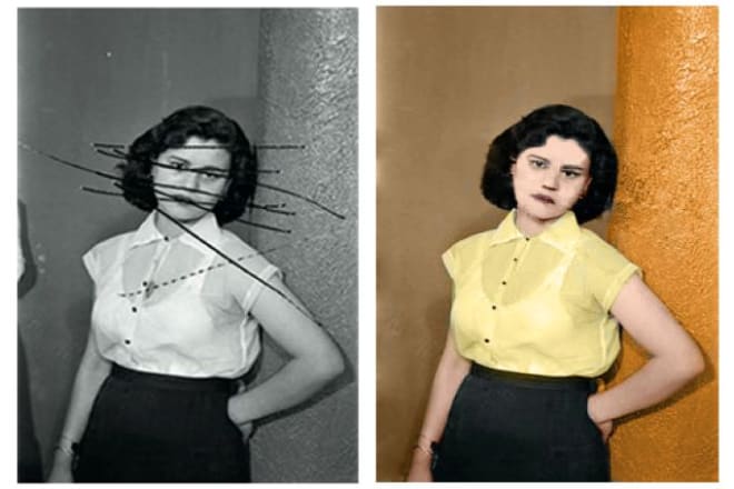 I will fix and colorize damaged photo in less than a day