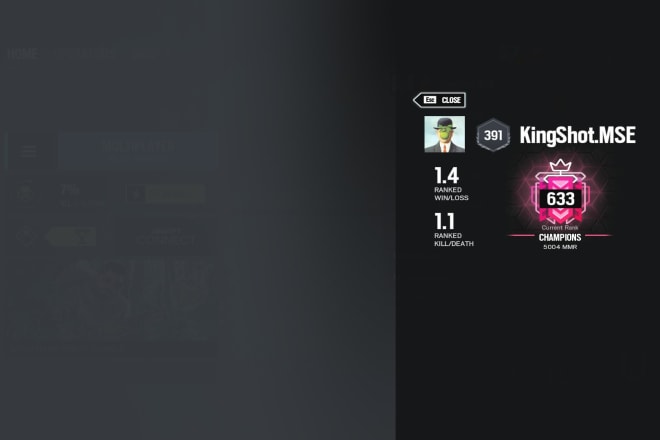 I will get you to plat in rainbow six siege easy