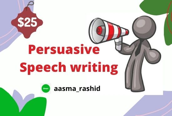 I will give you persuasive speech on any topic