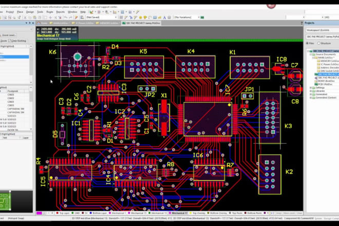 I will help you in pcb design, layout along with schematic circuit design as required