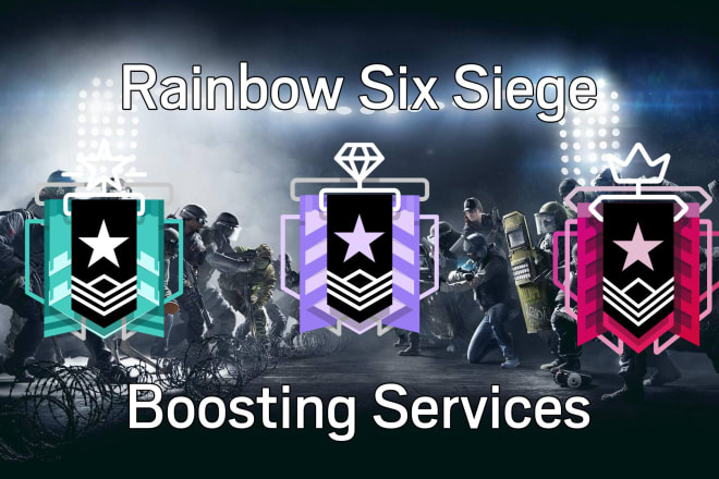 I will help you rank up in rainbow six siege