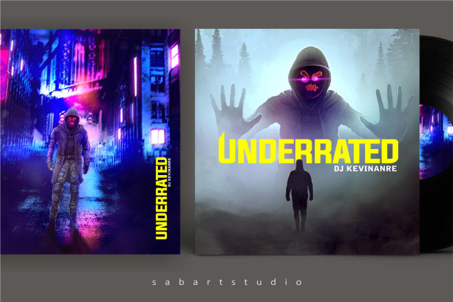 I will illustration or design your album art cover