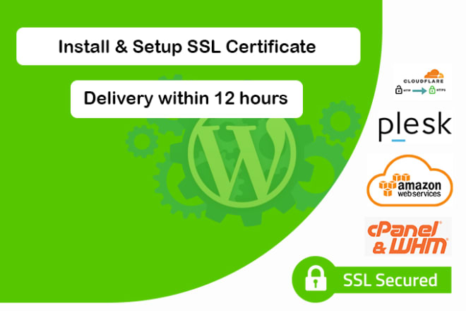 I will install and setup SSL certificate