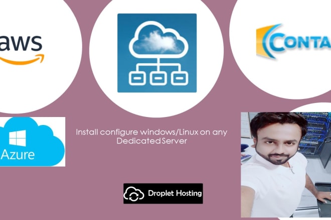 I will install windows or linux on any dedicated cloud server