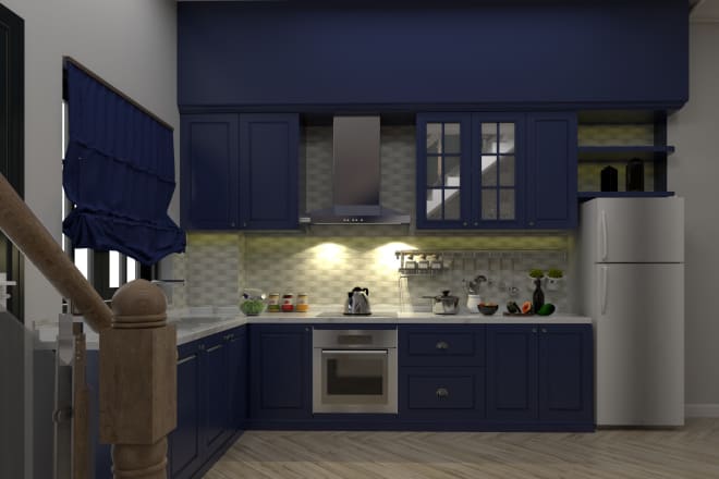 I will kitchen set for interior design