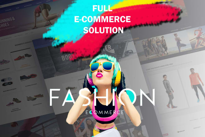 I will make a full ecommerce website solution