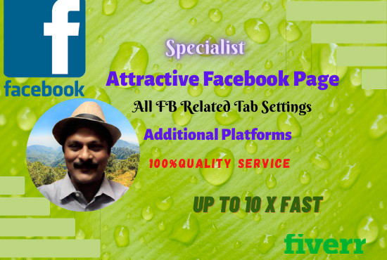 I will make an attractive desing face book page
