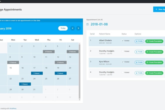 I will make appointment, booking, reservation website in wordpress