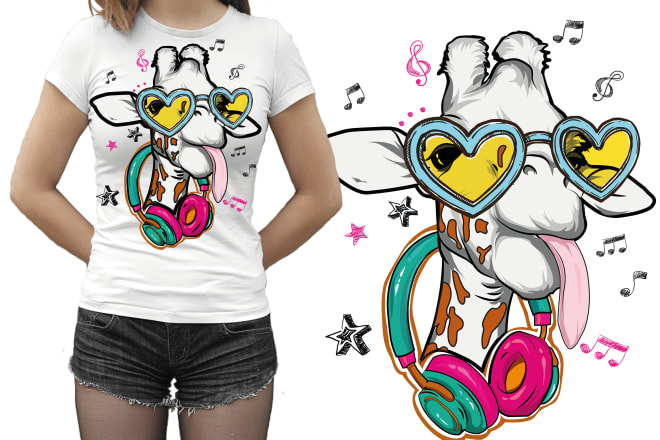 I will make creative and amazing custom t shirt design