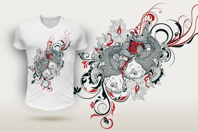 I will make eye catching t shirt design