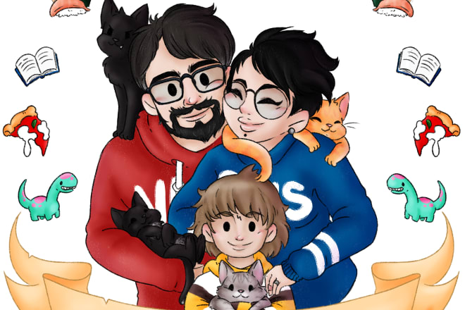 I will make family, couple and wedding portraits