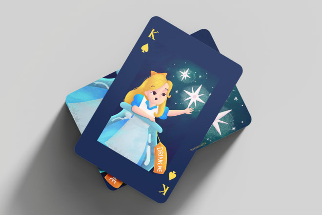 I will make game card illustration